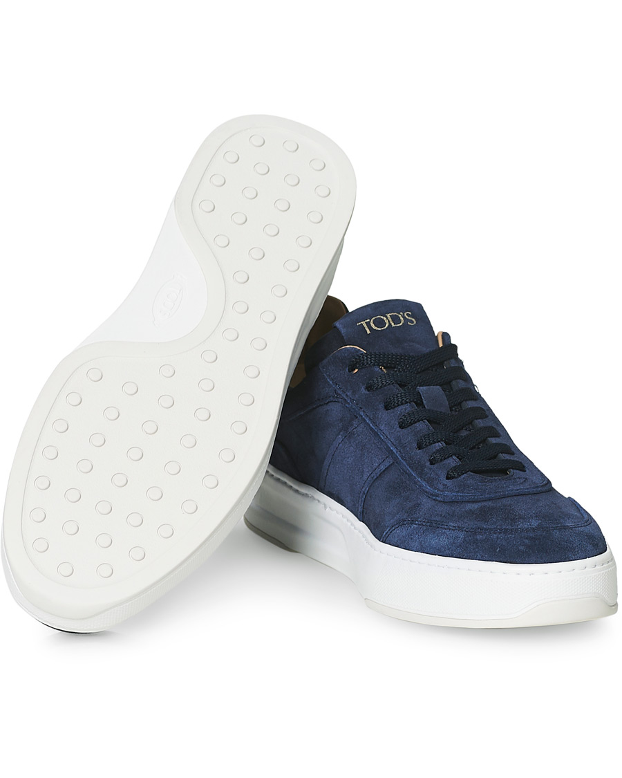 Herr | Tod's Cassetta Alta Sneaker Navy Suede | Tod's | Cassetta Alta Sneaker Navy Suede