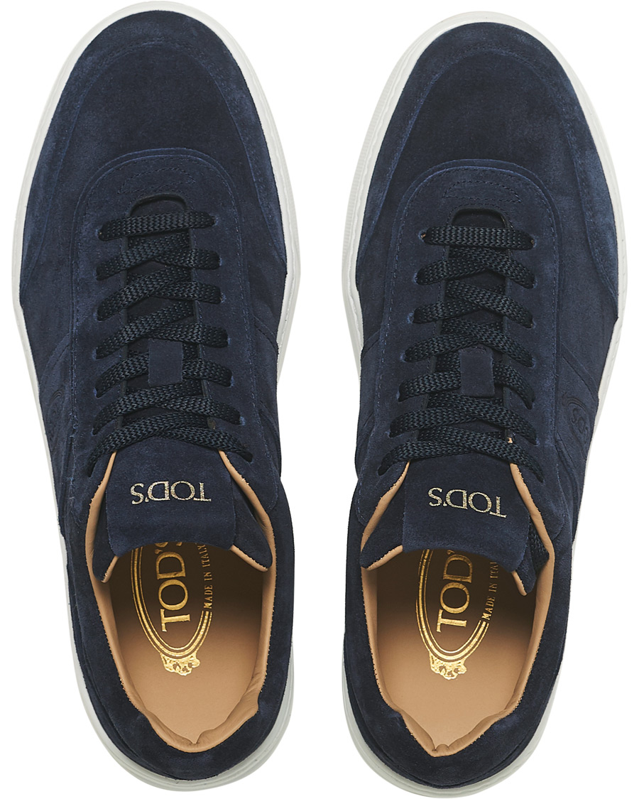 Herr | Tod's Cassetta Alta Sneaker Navy Suede | Tod's | Cassetta Alta Sneaker Navy Suede