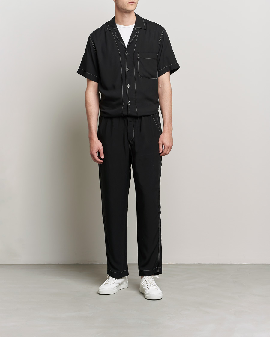Herr | Skjortor | CDLP | Short Sleeve Pool Shirt Black