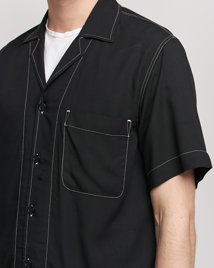 Herr | Skjortor | CDLP | Short Sleeve Pool Shirt Black