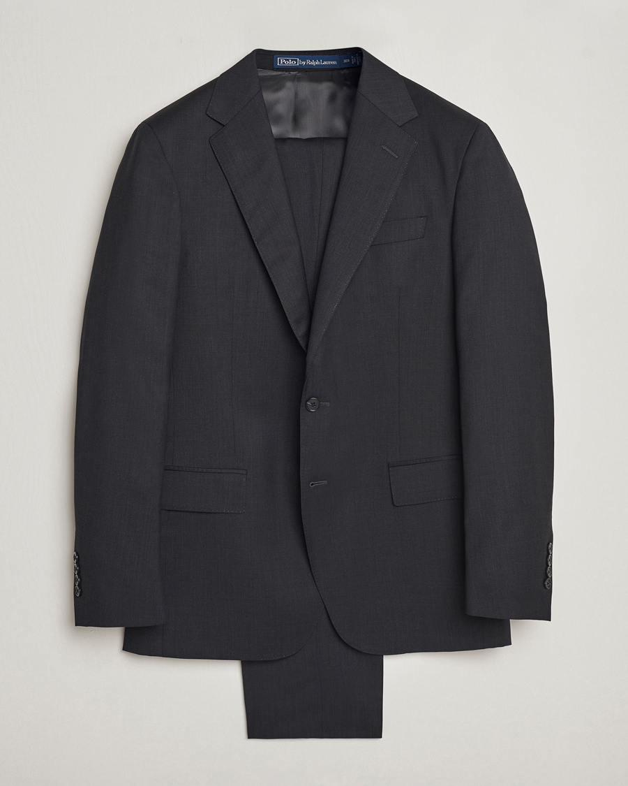 Herr | Polo Ralph Lauren Classic Wool Twill Suit Charcoal | Polo Ralph Lauren | Classic Wool Twill Suit Charcoal