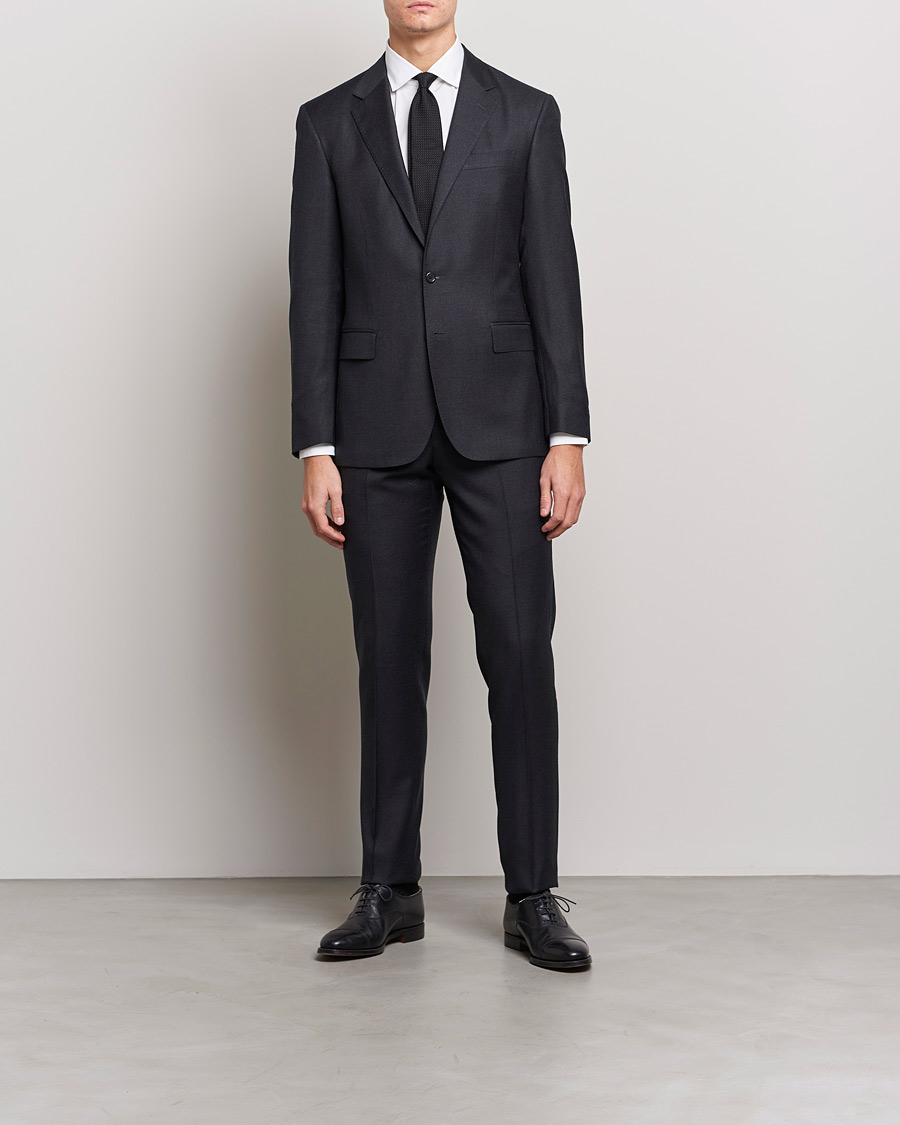 Herr | The Classics of Tomorrow | Polo Ralph Lauren | Classic Wool Twill Suit Charcoal