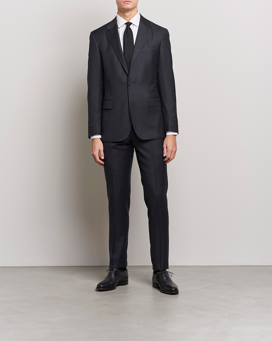 Herr | Polo Ralph Lauren Classic Wool Twill Suit Charcoal | Polo Ralph Lauren | Classic Wool Twill Suit Charcoal