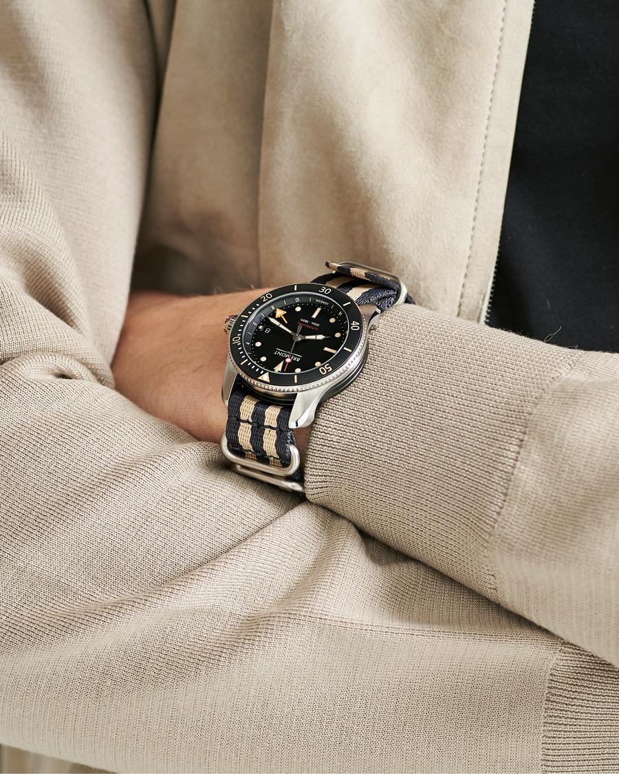 Herr | Bremont S302 Supermarine GMT Nato 40mm Black Dial | Bremont | S302 Supermarine GMT Nato 40mm Black Dial