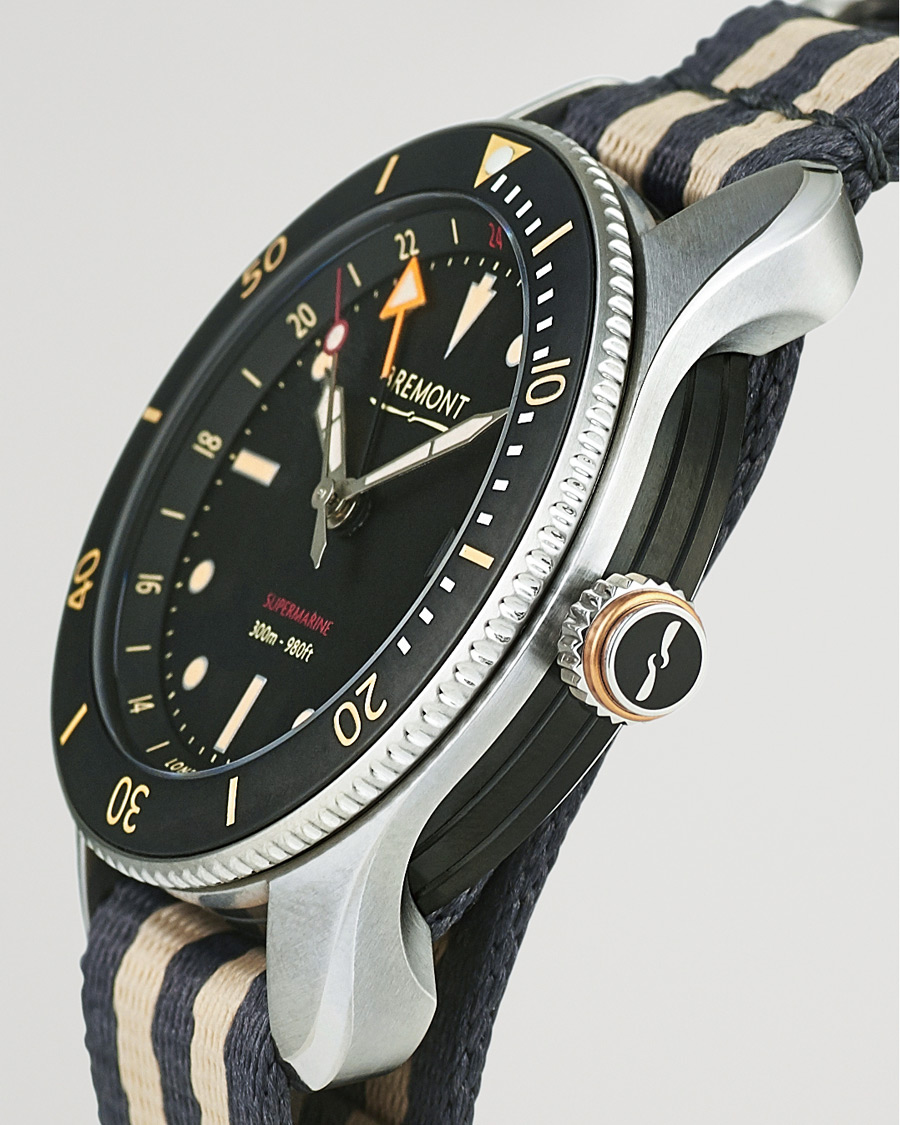 Herr | Bremont S302 Supermarine GMT Nato 40mm Black Dial | Bremont | S302 Supermarine GMT Nato 40mm Black Dial