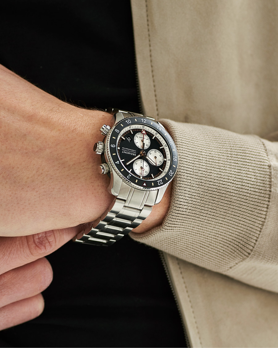 Herr | Fine watches | Bremont | Supermarine Chronograph 43mm Black Dial