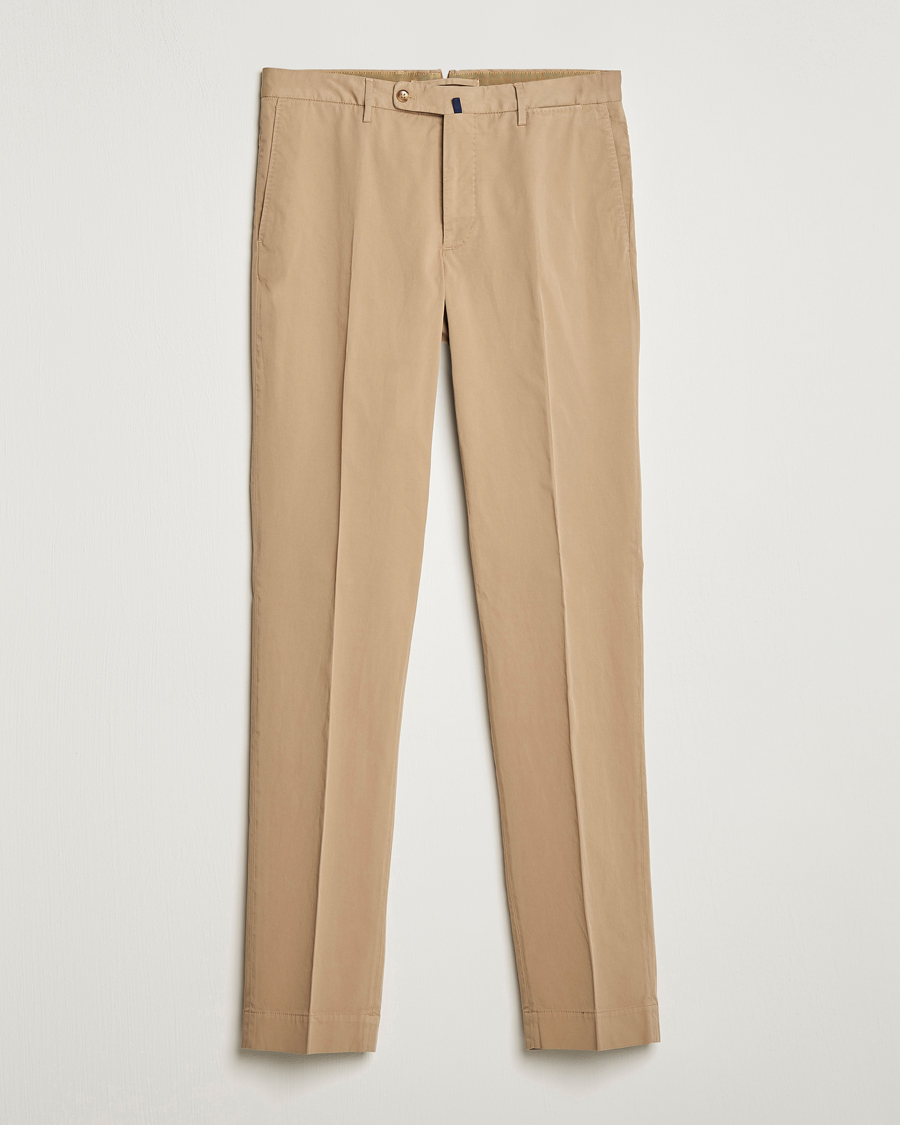 Herr | Byxor | Incotex | Regular Fit Comfort Chinos Beige