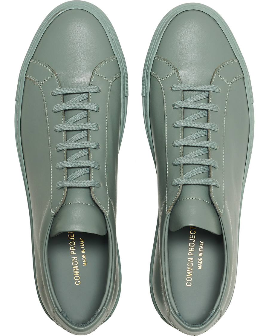 Herr | Common Projects Original Achilles Sneaker Vintage Green | Common Projects | Original Achilles Sneaker Vintage Green