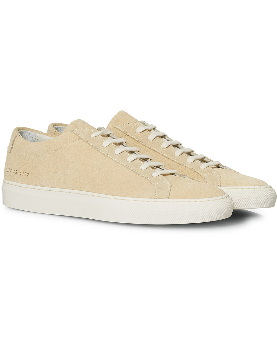 Herr | Common Projects Achilles Low Suede Sneaker Off White | Common Projects | Achilles Low Suede Sneaker Off White
