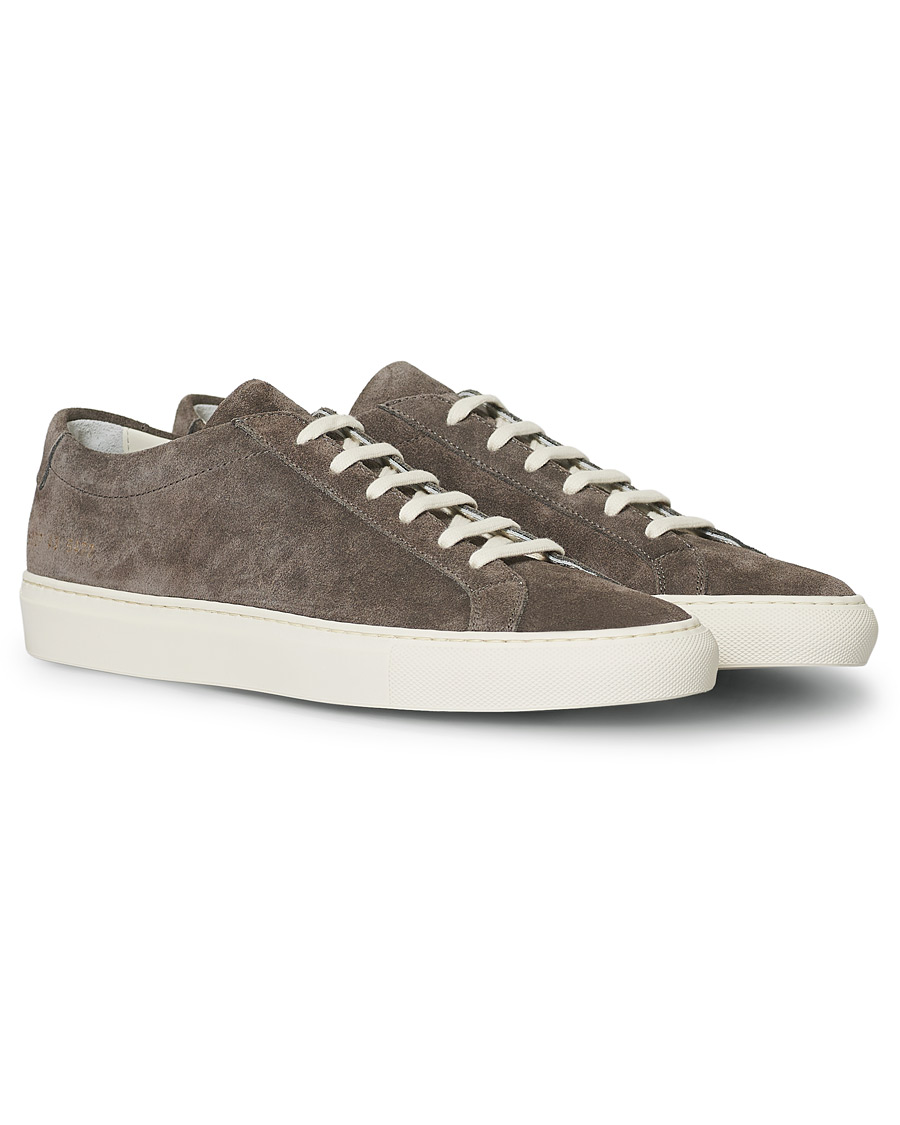 Herr | Common Projects Achilles Low Suede Sneaker Dark Grey | Common Projects | Achilles Low Suede Sneaker Dark Grey