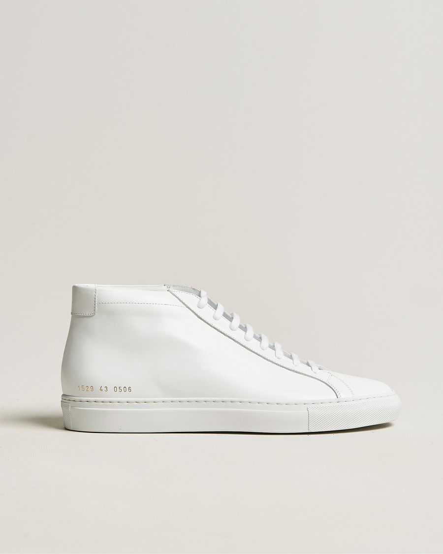 Herr | Common Projects Original Achilles Leather High Sneaker White | Common Projects | Original Achilles Leather High Sneaker White