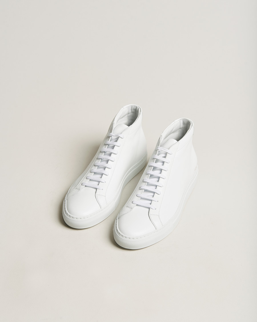 Herr | Common Projects Original Achilles Leather High Sneaker White | Common Projects | Original Achilles Leather High Sneaker White