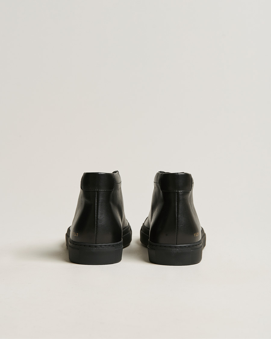 Herr | Common Projects Original Achilles Leather High Sneaker Black | Common Projects | Original Achilles Leather High Sneaker Black
