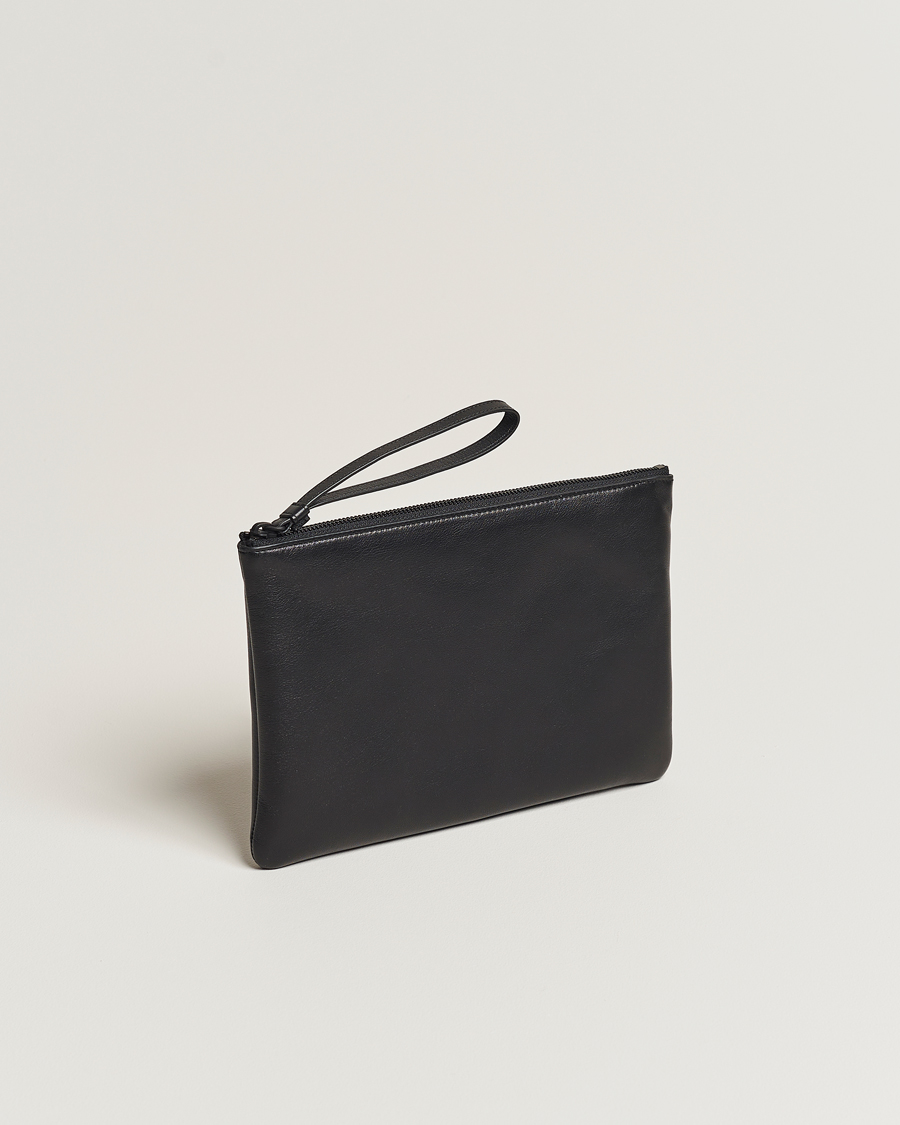 Herr | Common Projects | Common Projects | Medium Flat Nappa Leather Pouch Black