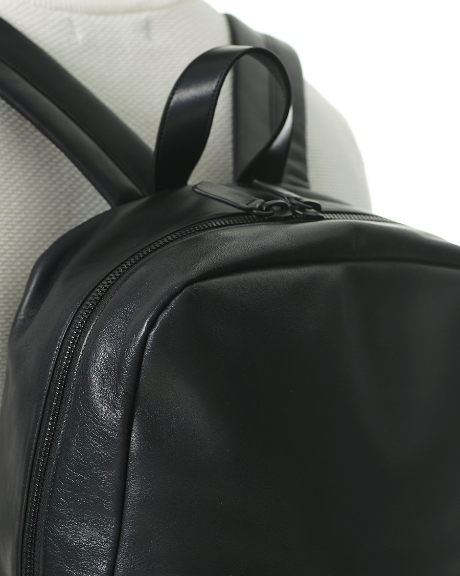 Herr | Common Projects Pebbled Nappa Leather Backpack Black | Common Projects | Pebbled Nappa Leather Backpack Black