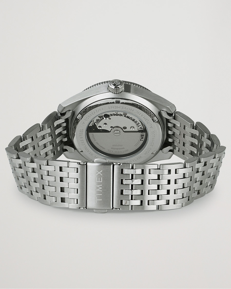 Herr | Timex Waterbury Diver Automatic 40mm Steel/Black Dial | Timex | Waterbury Diver Automatic 40mm Steel/Black Dial
