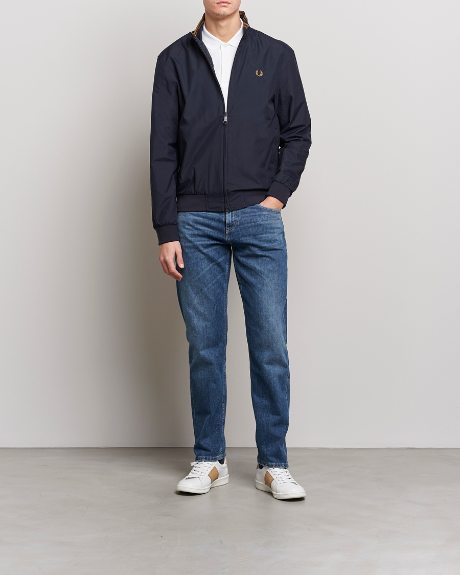 Herr | Jackor | Fred Perry | Brentham Jacket Navy