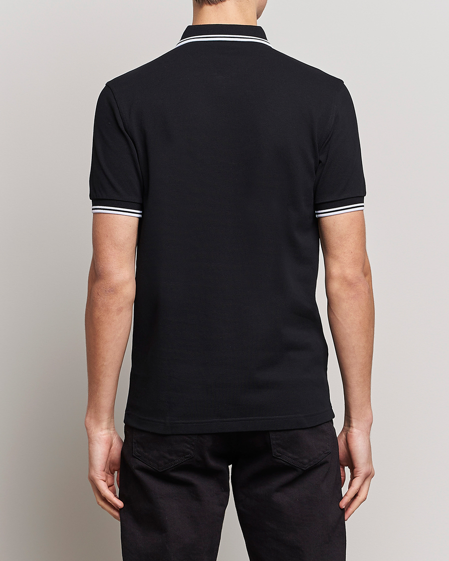 Herr | Pikéer | Fred Perry | Twin Tipped Polo Shirt Black