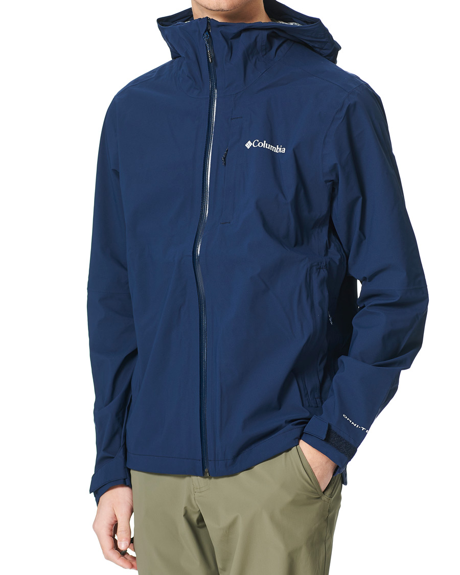 Herr | Jackor | Columbia | Omni-Tech Waterproof Shell Jacket Collegiate Navy
