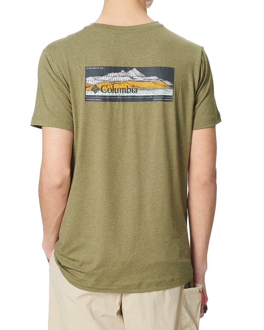 Herr | T-Shirts | Columbia | Tech Trail Graphic Tee Savory Heather