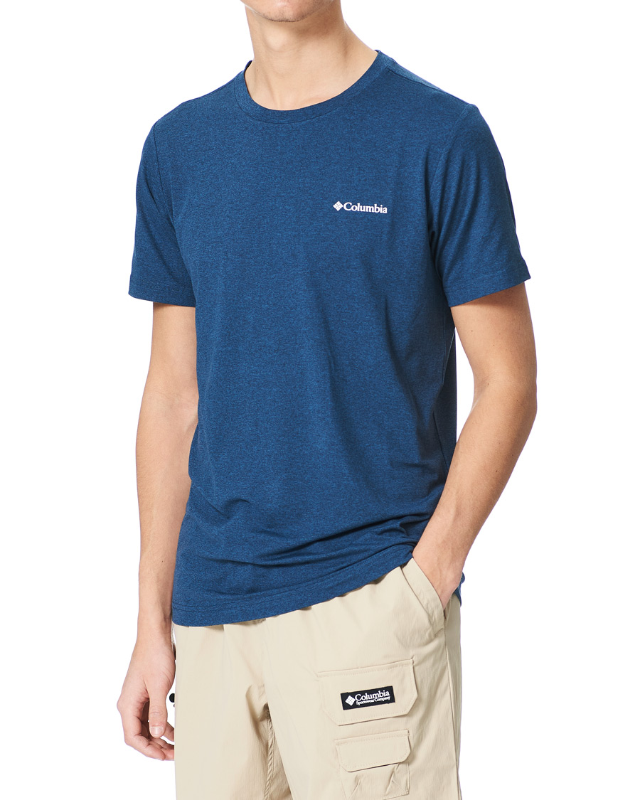 Herr | T-Shirts | Columbia | Tech Trail Graphic Tee Collegiate Navy