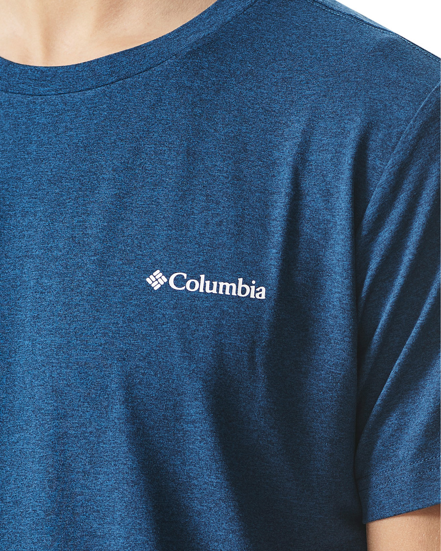 Herr | T-Shirts | Columbia | Tech Trail Graphic Tee Collegiate Navy