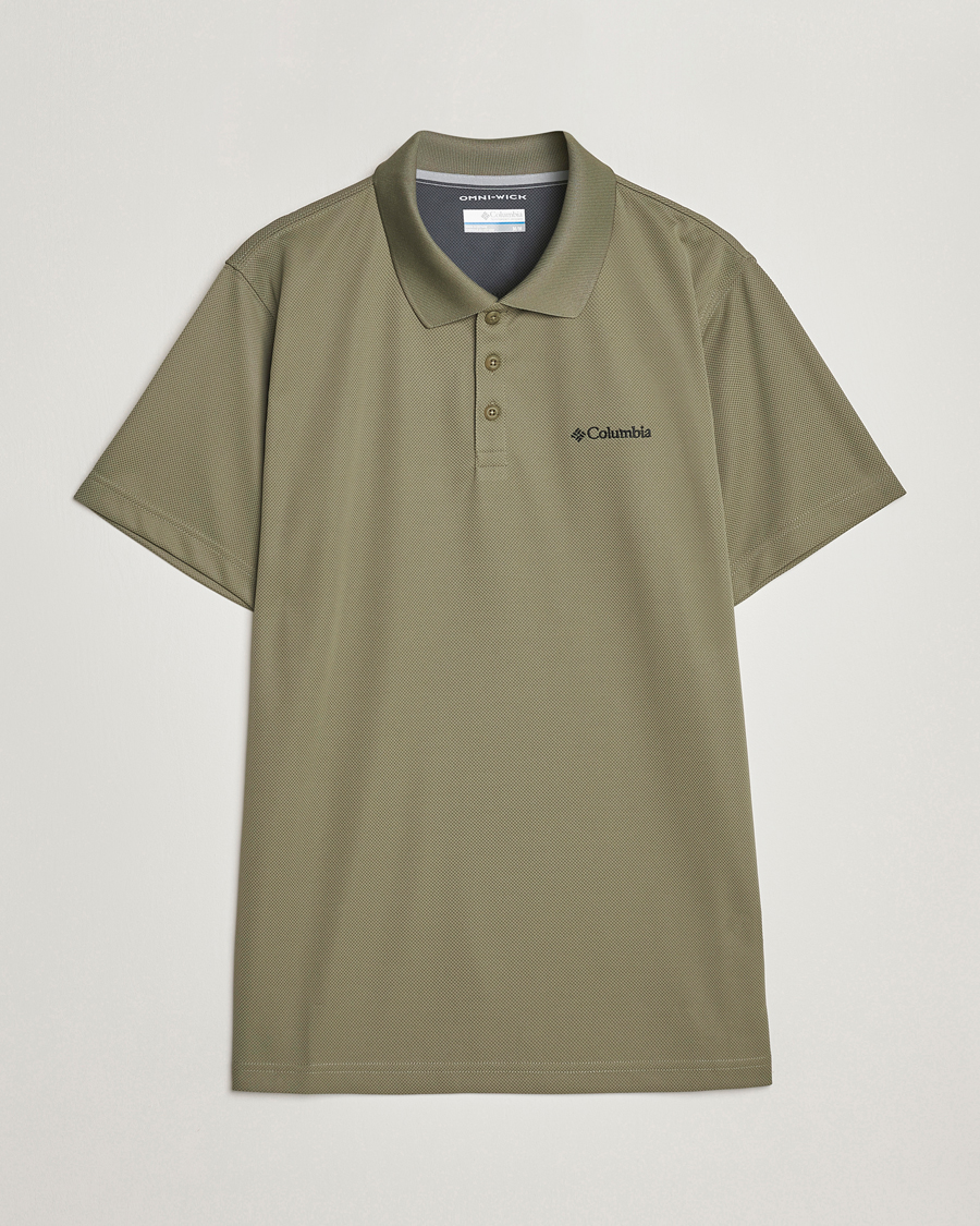 Herr | Pikéer | Columbia | Utilizer Function Polo Stone Green