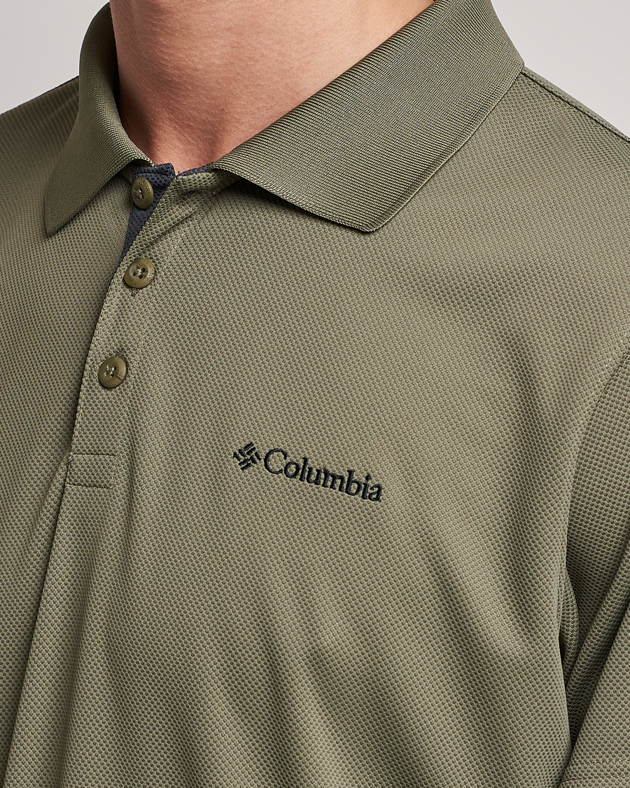 Herr | Pikéer | Columbia | Utilizer Function Polo Stone Green