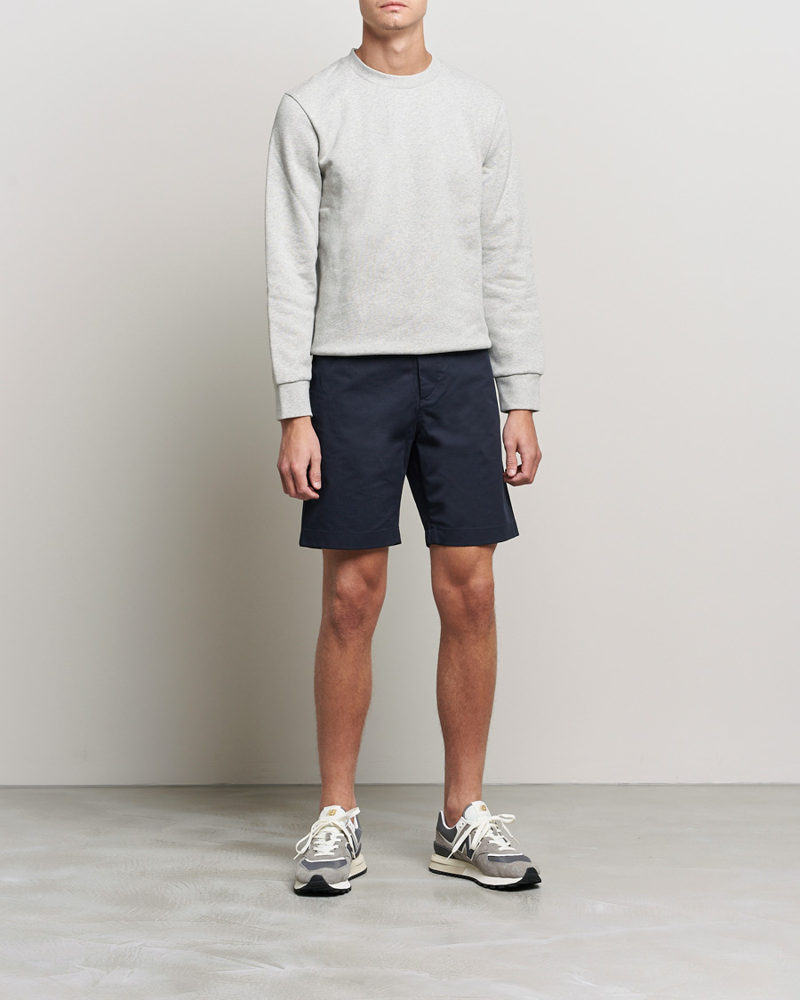 Herr | Shorts | Filippa K | Flynn Cotton Shorts Navy