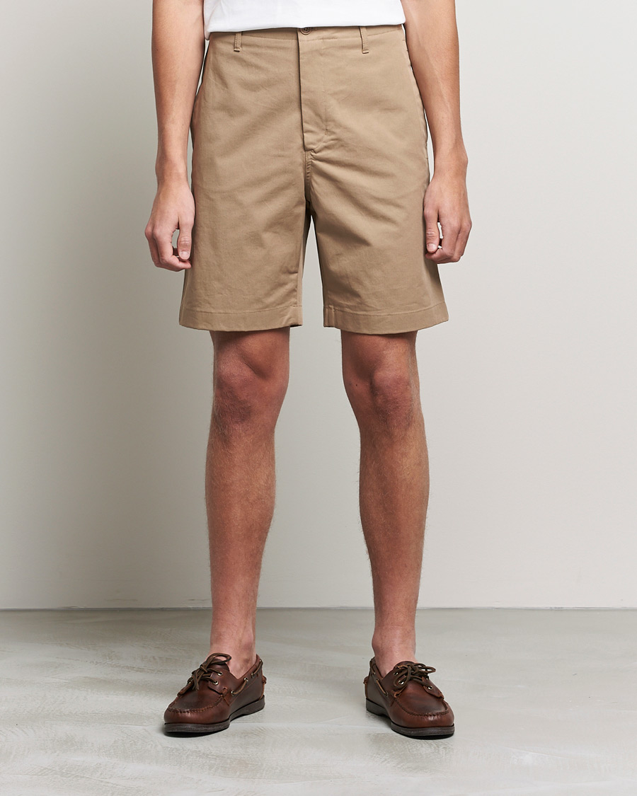 Herr | Shorts | Filippa K | Flynn Cotton Shorts Dark Khaki