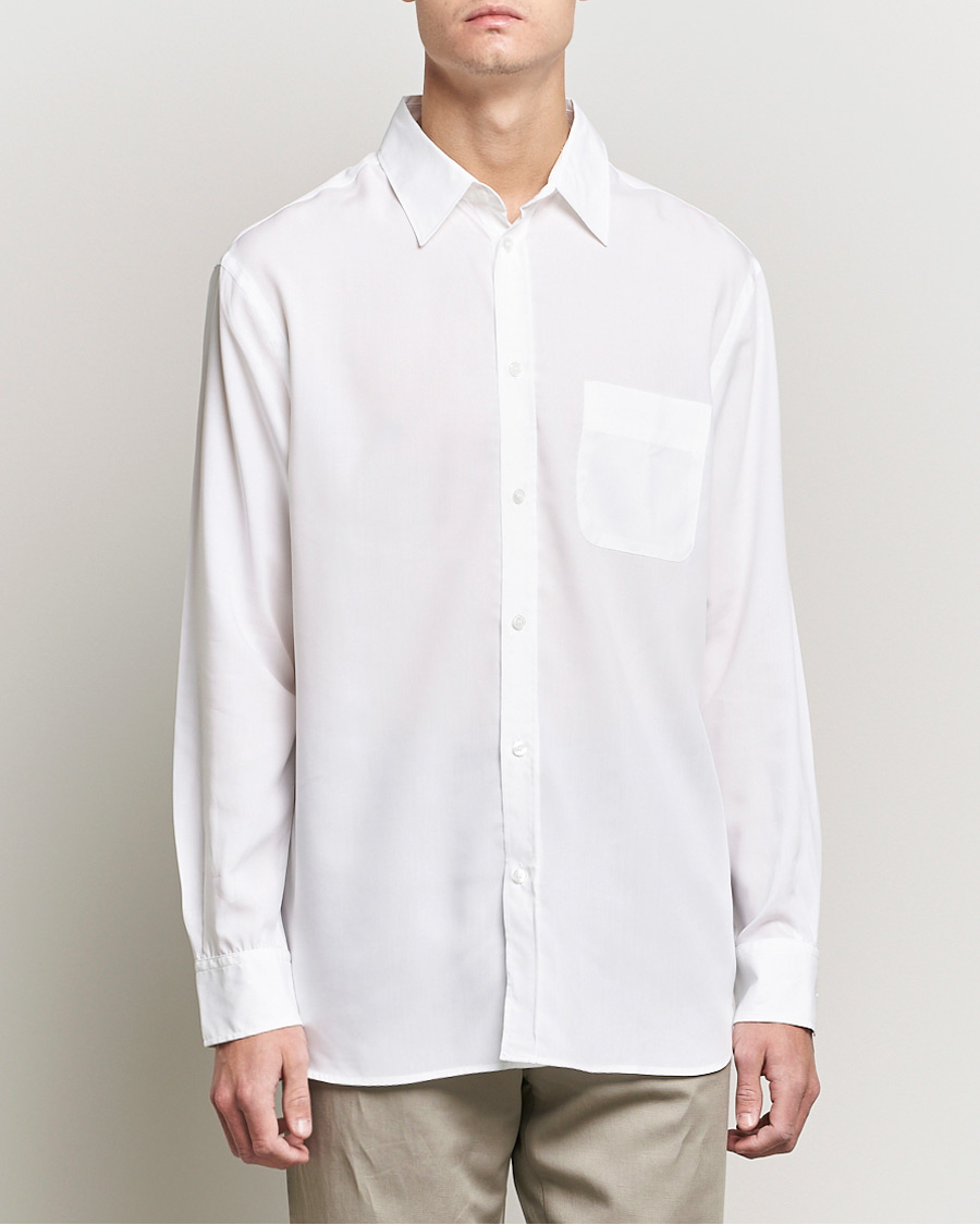 Herr | Skjortor | Filippa K | Noel Tencel Shirt White