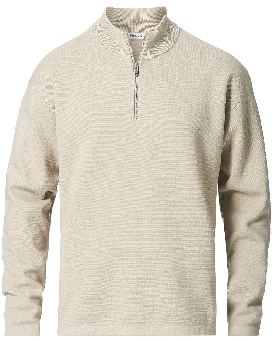 Herr | Tröjor | Filippa K | Ethan Sweater Grey Beige