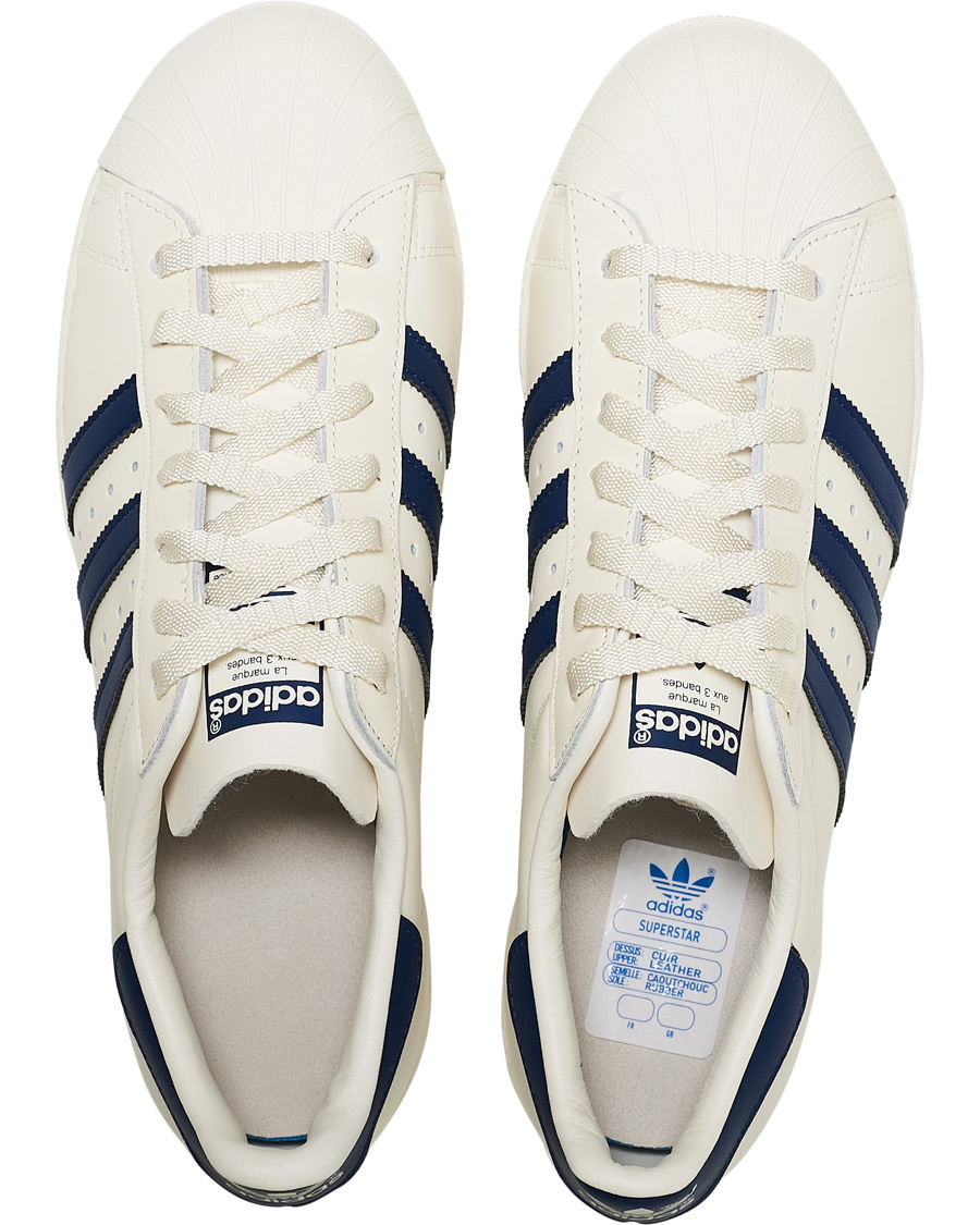Herr | adidas Originals Superstar Sneaker Offwhite/Dark Bue | adidas Originals | Superstar Sneaker Offwhite/Dark Bue