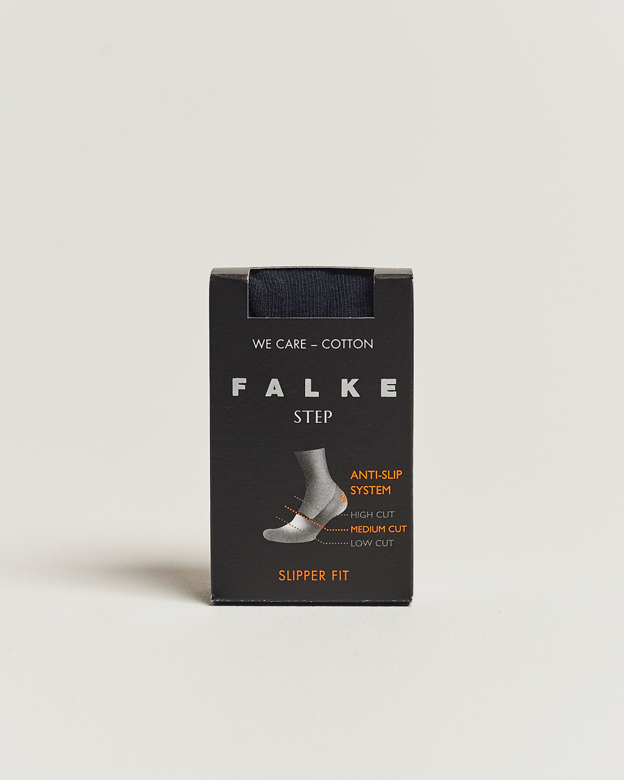 Herr | Underkläder | Falke | Step In Box Loafer Sock Navy