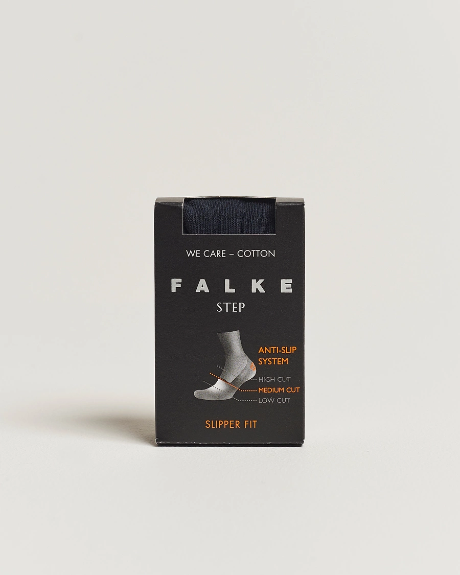 Herr | Underkläder | Falke | Step In Box Loafer Sock Navy