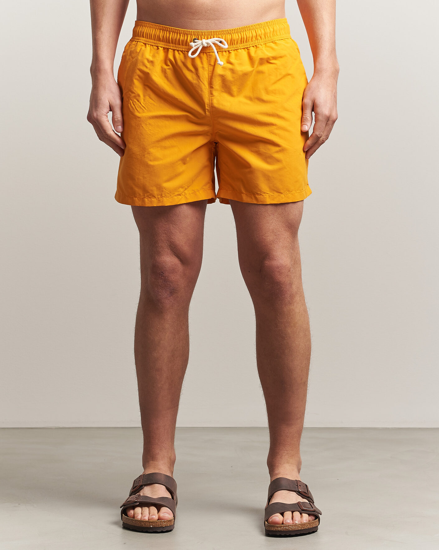 Herr | Badbyxor | Ripa Ripa | Plain Swimshorts Yellow