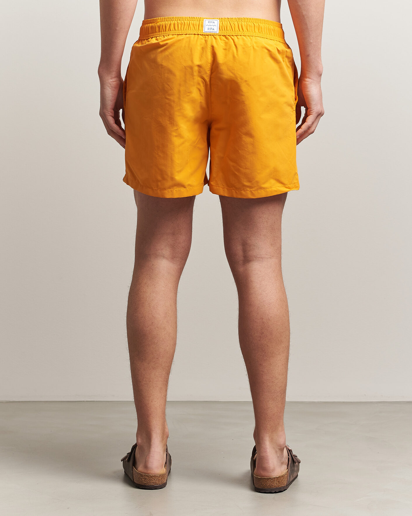 Herr | Badbyxor | Ripa Ripa | Plain Swimshorts Yellow