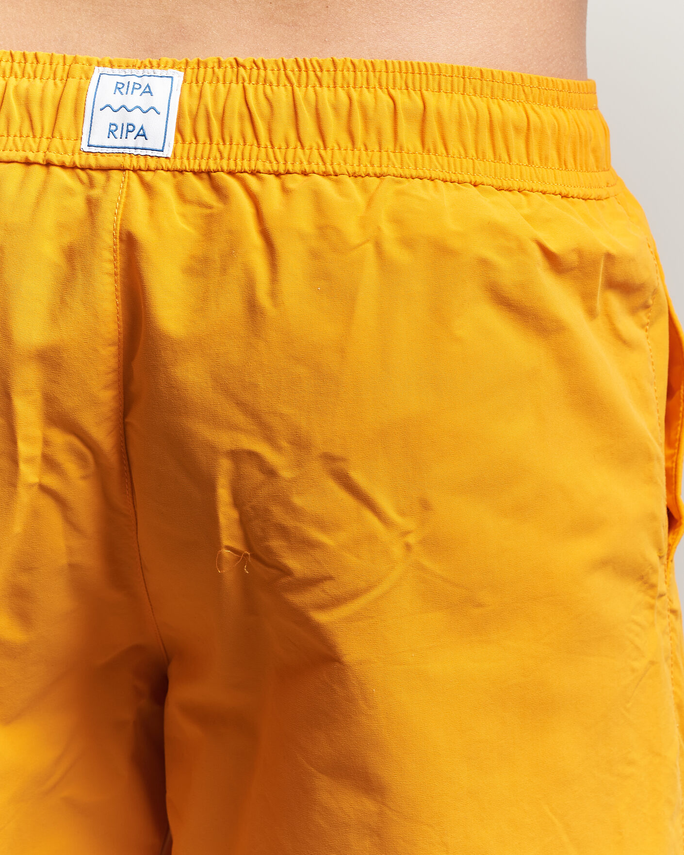 Herr | Badbyxor | Ripa Ripa | Plain Swimshorts Yellow