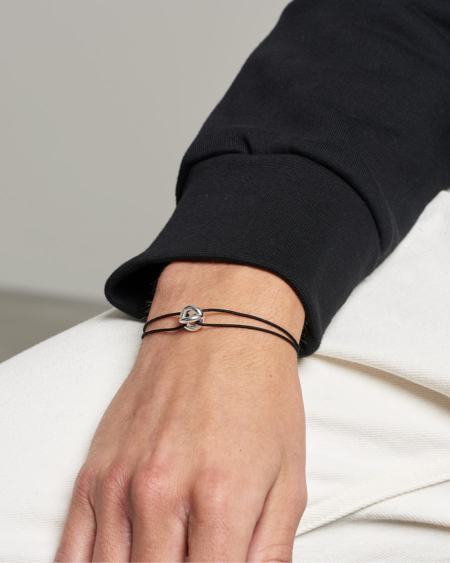 Herr | Contemporary Creators | LE GRAMME | Entrelacs Cord Bracelet Sterling Silver 3g