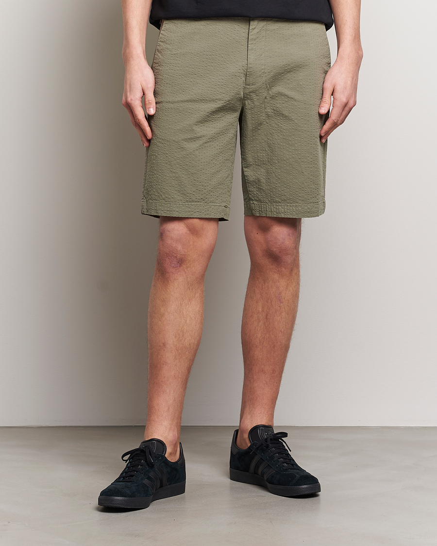 Herr | Kläder | Dockers | Cotton Stretch Seersucker Chino Shorts Camo
