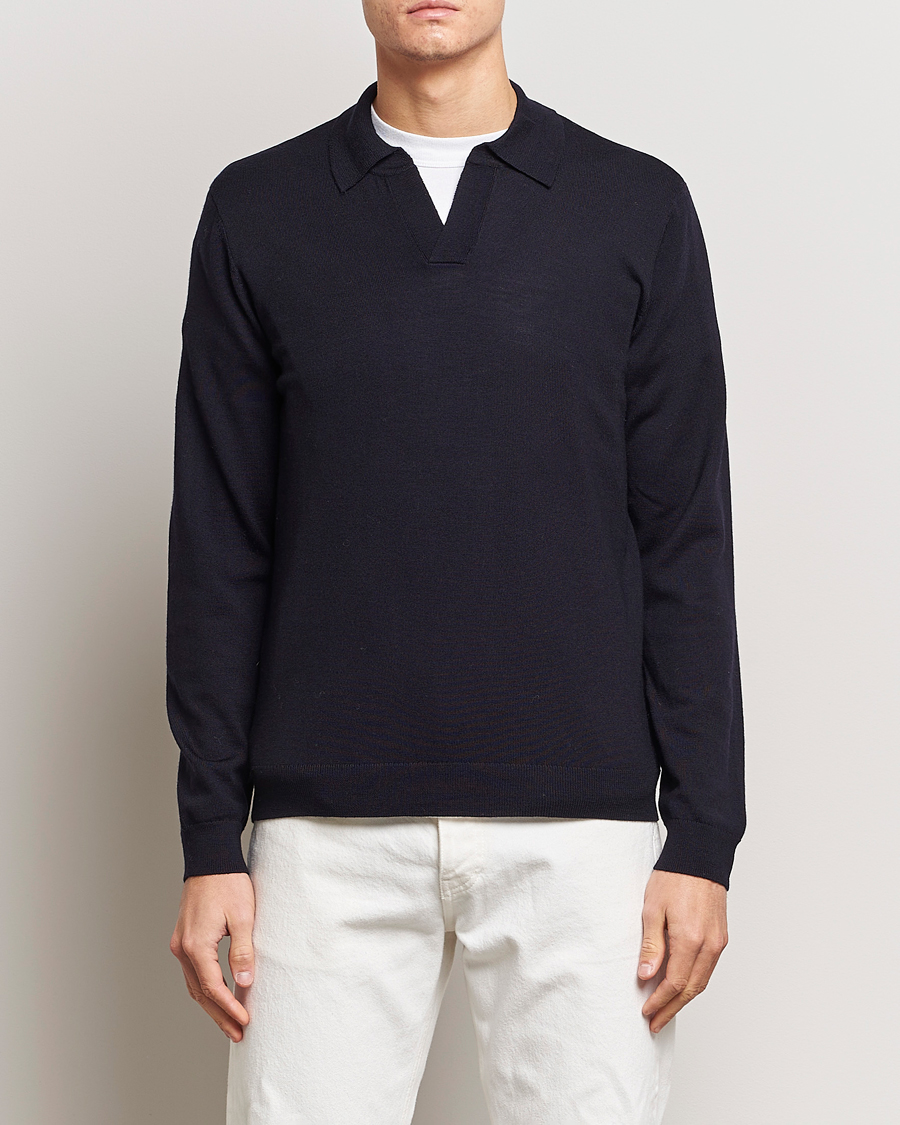 Herr | Gåvor | A Day\'s March | Manol Merino Polo Navy