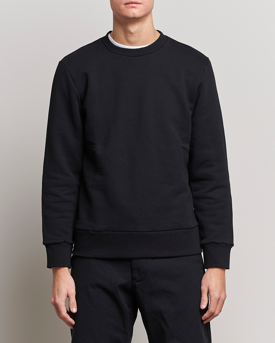 Herr | Kläder | A Day's March | Shaw Sturdy Fleece Sweatshirt Black