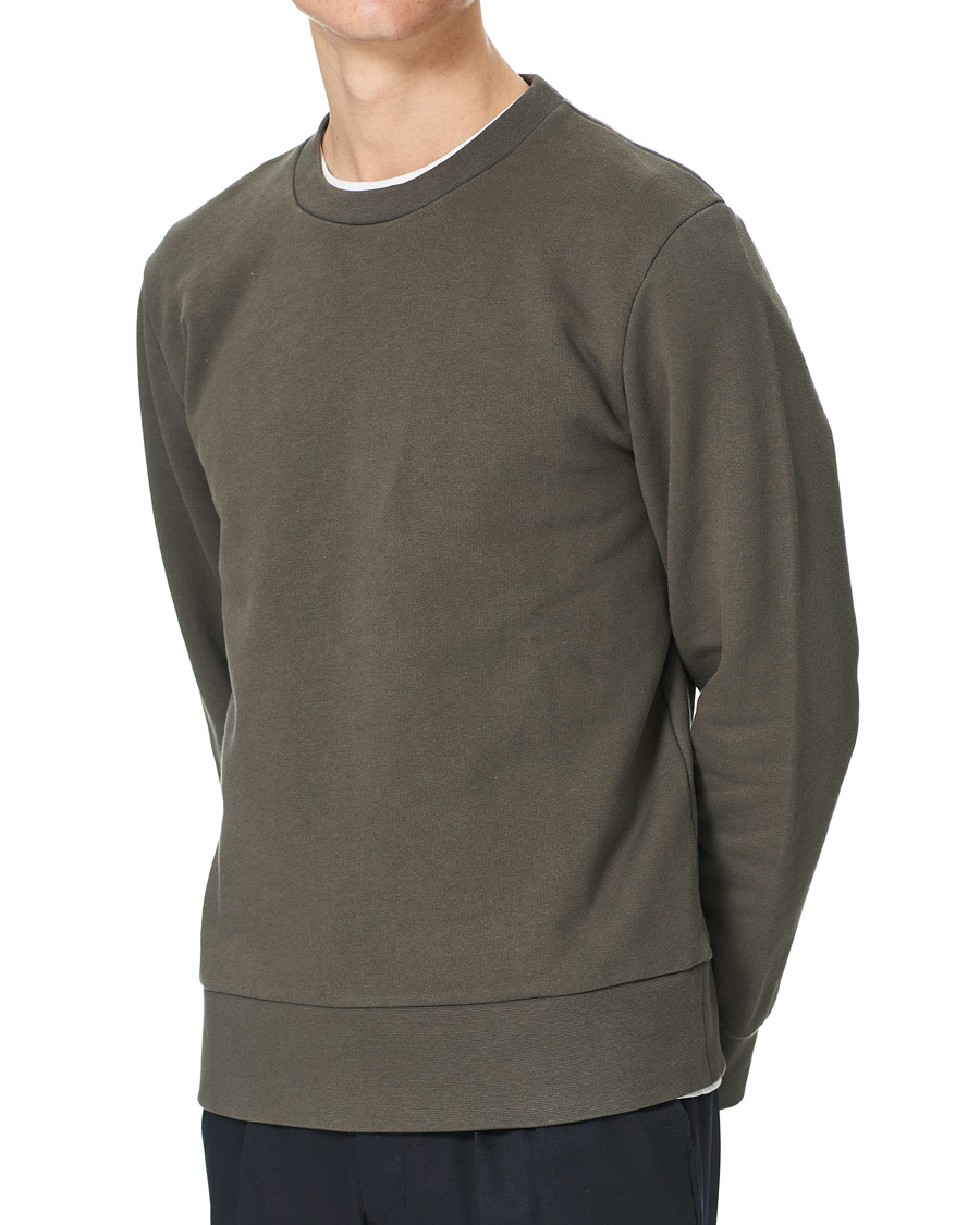 Herr | Tröjor | A Day's March | Shaw Sturdy Fleece Sweatshirt Olive