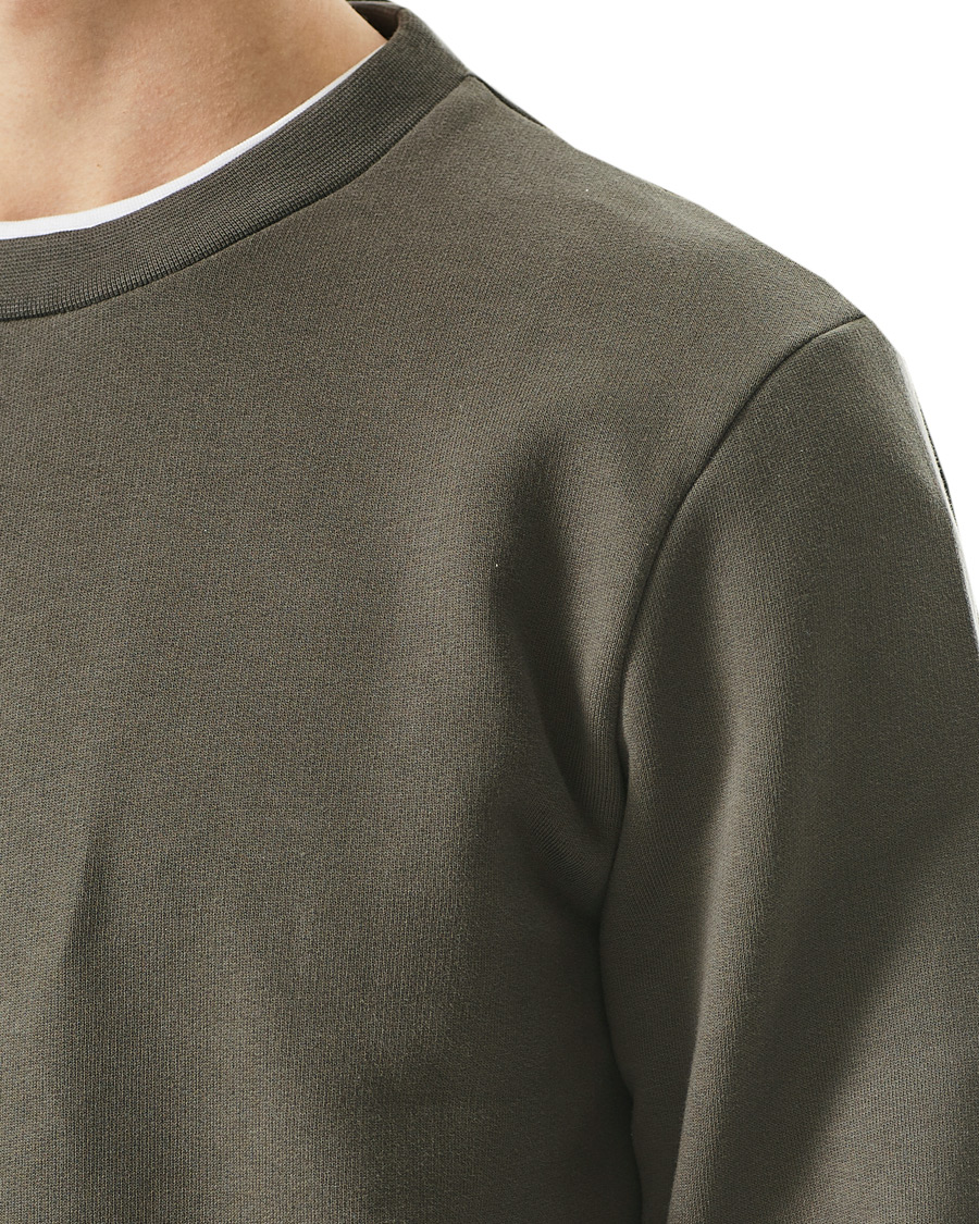 Herr | Tröjor | A Day's March | Shaw Sturdy Fleece Sweatshirt Olive
