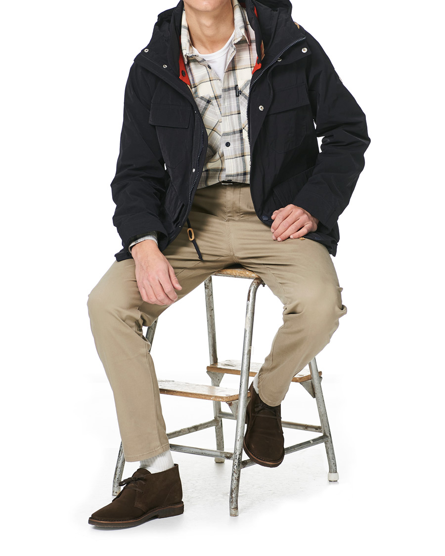 Herr | Jackor | Holubar | Short Hunter Hooded Jacket Navy
