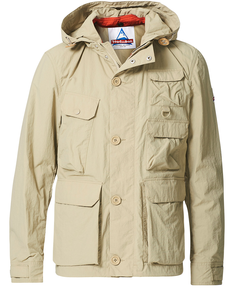 Herr | Jackor | Holubar | Eureka Nylon Hooded Field Jacket Beige