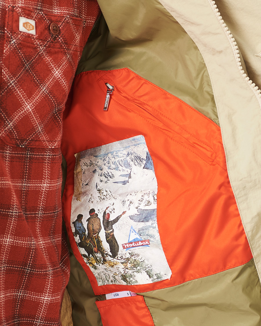Herr | Jackor | Holubar | Eureka Nylon Hooded Field Jacket Beige
