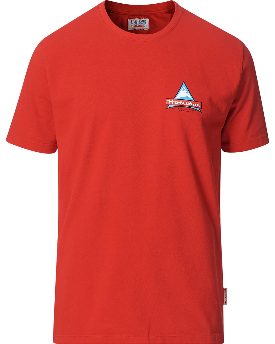 Herr | T-Shirts | Holubar | Cotton Logo Tee Wine