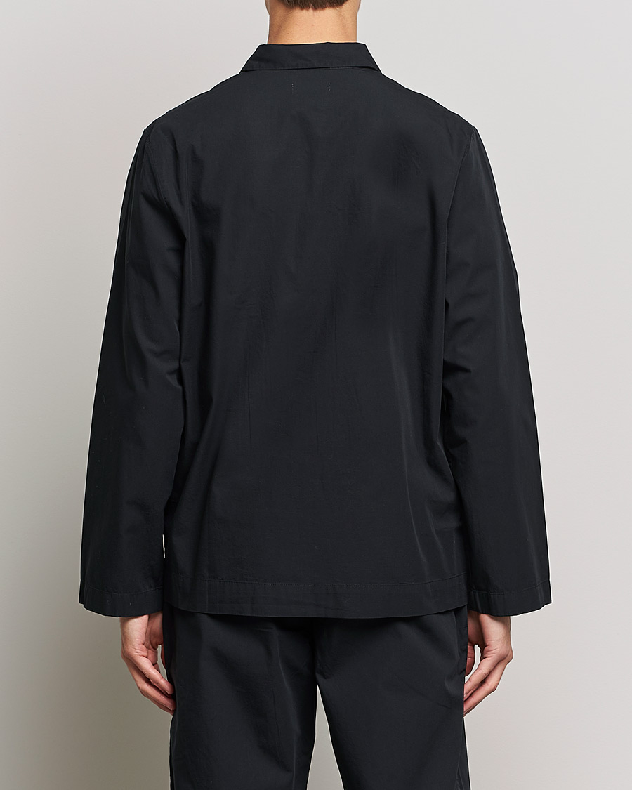Herr | Tekla Poplin Pyjama Shirt All Black | Tekla | Poplin Pyjama Shirt All Black