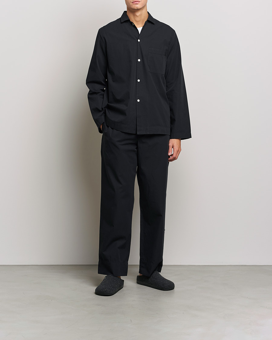Herr | Pyjamas & Morgonrockar | Tekla | Poplin Pyjama Pants All Black